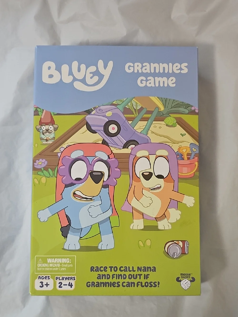 Bluey Grannies Game, Collect Grannies Items Like Glasses and Walking Sticks, Rac